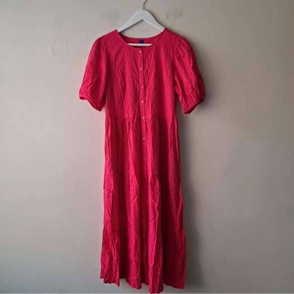 ISO Old Navy Pink Swiss Dot Dress XL
